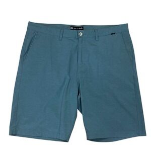 Travis Mathew Performance Golf Shorts Mens 38 (Fits 39x10) Light Green Stretch